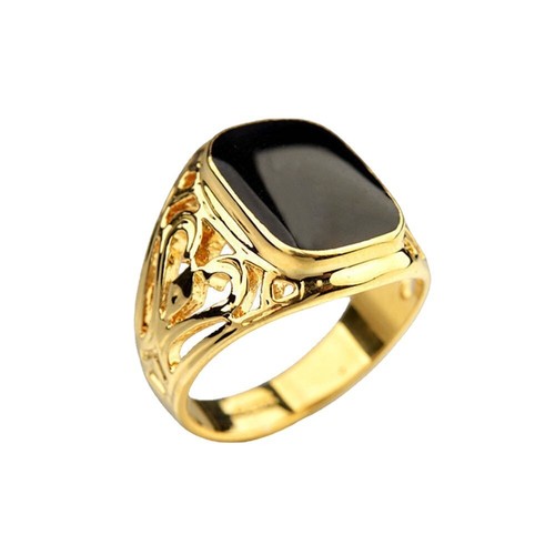 Anello uomo intagliato con - uomo,
