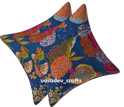 Federa copricuscino kantha - copricuscino,