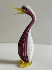 Dino Martens uccellino Murano vetro italiano Aureliano toso anni 50