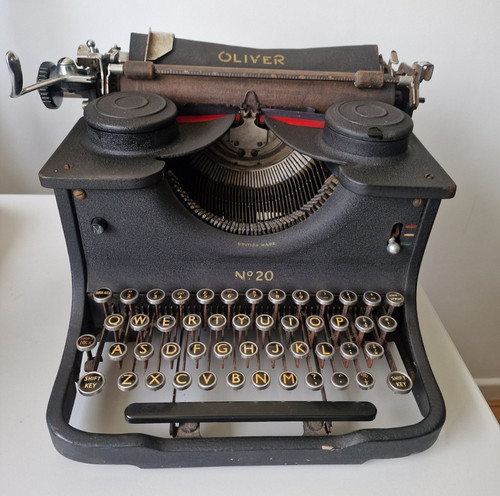 Vintage typewriter oliver - typewriter,