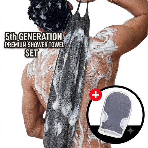 Set asciugamano doccia