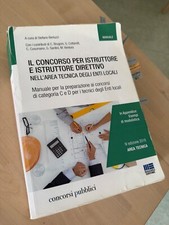 Libro per preparazione concorso Istruttore e Funzionario Tecnico
