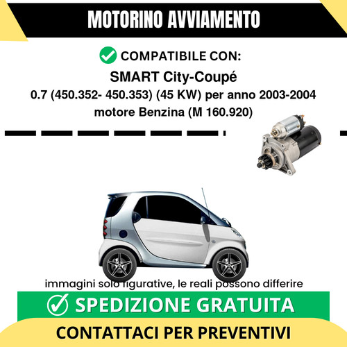Motorino avviamento smart - motorino,