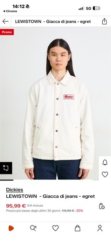 Giacca jeans dickies - jeans,