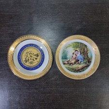 Coppia piatto decorativi - piatto,