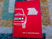 LIBRETTO FIAT 124 SPORT COUPE'