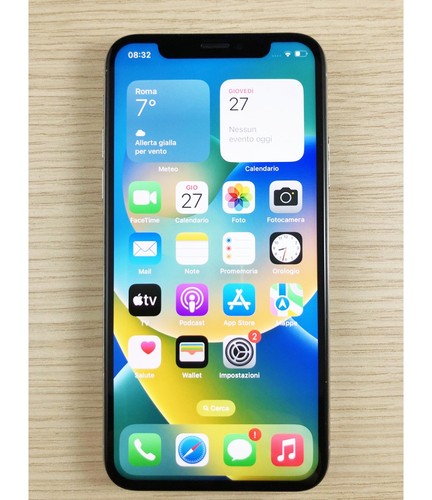 Apple iphone 64gb silver - iphone,