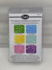SIZZIX Texturz Starter Kit 6 Texture Designs BigKick BigShot Vagabond Compatibile