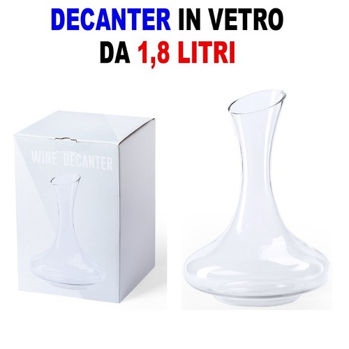 Decanter vetro 8 litri - vetro,