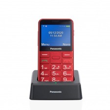 Panasonic KXTU155EXRN Rosso Cellulare Tasti Grandi e Display a Colori