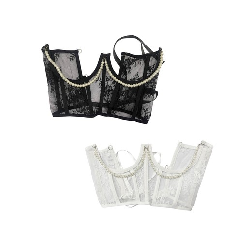 Cintura corsetto pizzo - in,