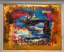 Tela pittura acrilica astratta