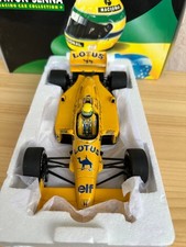 Modellino auto Minichamps 1/18 Ayrton Senna Lotus Honda F1 nuovo