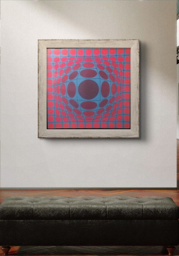 Victor vasarely dipinto olio - victor,