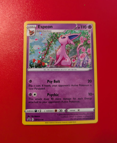 Espeon swsh174 carta pokemon - espeon,