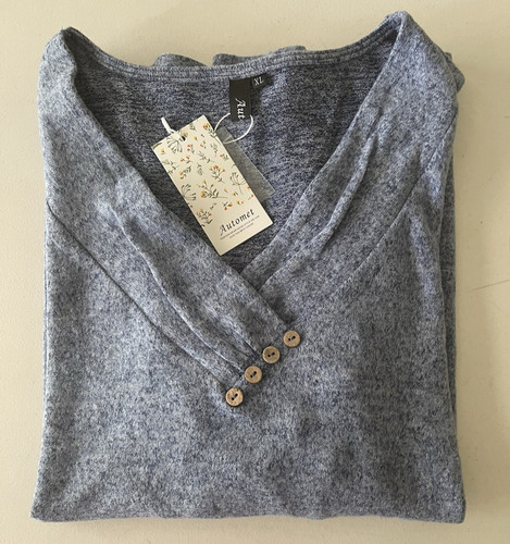 Top automet donna blu - top,