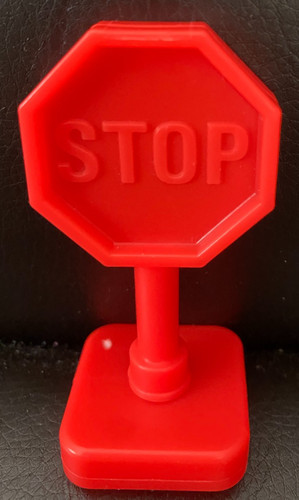Cartello stop vintage anni - , 80