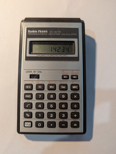 Radio shack 4075 - shack, ec-4075