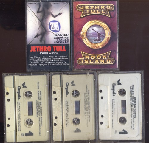 Jethro tull cassettes - jethro,