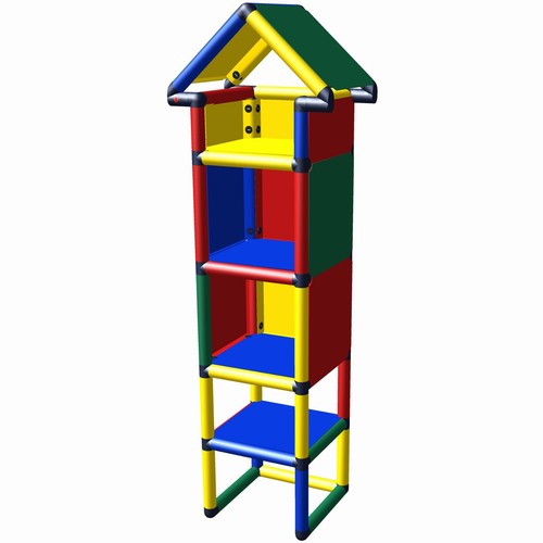 Scaffale torretta colorata - scaffale,