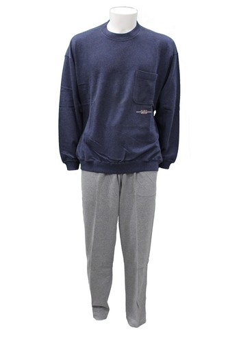 Tuta uomo blu grigia belfe - blu,