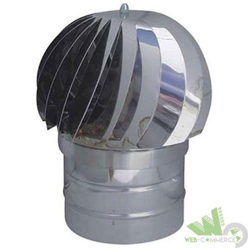 Fumaiolo ventolino inox - fumaiolo,