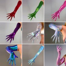 Guanti laser lunghi con unghie