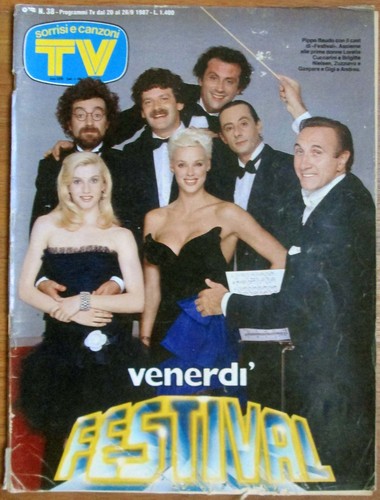 Sorrisi 1987 baudo - sorrisi, tv