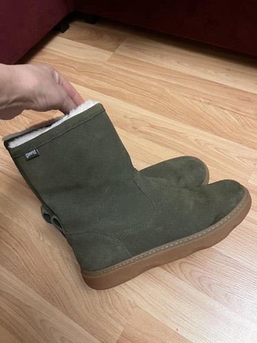 Stivali camper donna camoscio
