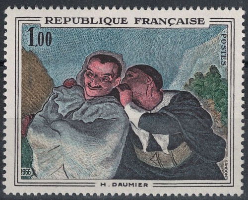 Francia 1966 arte daumier - francia, (daumier