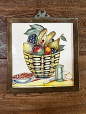 Piastrella decorativa originale–Ceramica Imola–Disegno di Gio Ponti-Anni '20