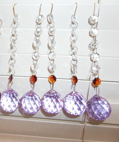 Crystal chandelier parts lilac - crystal,