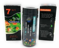 Test 7in1 100 strisce reattive ultrarapide per acquario, controllo qualità acqua