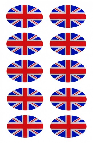 Union jack decoration gel - 3d,