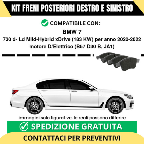 Pastiglie freno posteriori bmw - pastiglie,