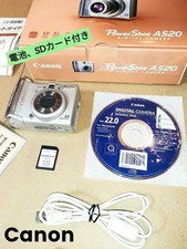 Canon PowerShot A520 fotocamera compatta da 4 megapixel con scatola e manuale