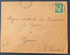 WW2 Censure Allemande s. Env -  l'Agence Centrale des Prisonniers de Guerre 1940