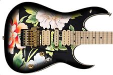 Guitar Skin Axe Wrap Re-skin Vinyl Ibanez Jem 77FP motivo floreale dissolvenza 773
