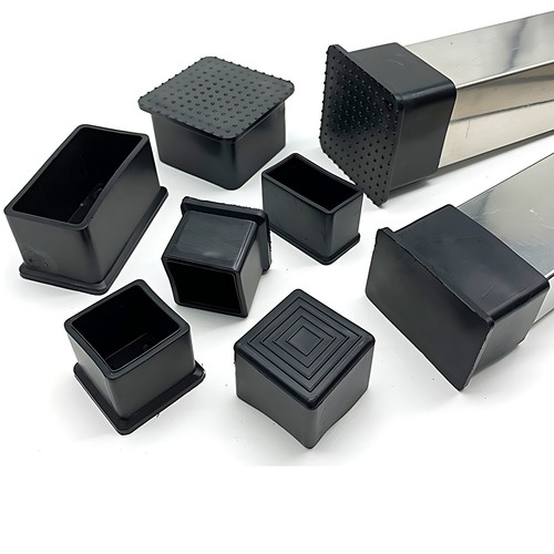Piedini quadrati pvc gomma - quadrati, pvc/gomma