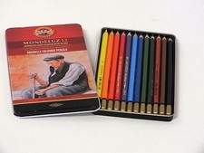 SCATOLA IN METALLO MONDELUZ 12 COLORI PASTELLI ACQUERELLABILI  ACQUARELLABILI