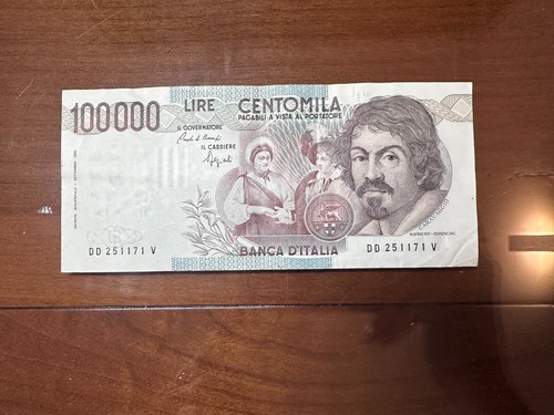 Banconota lire 100000 - lire,