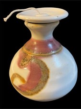 Handmade small pottery oil