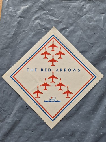 Red arrows squadron sticker - arrows,