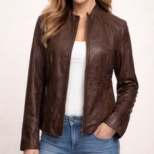 Wilsons Giacca Moto Pelle