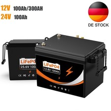 Batterie LiFePO4 12V/24V 100AH