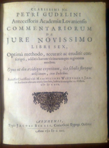 Commentariorum jure - commentariorum, de