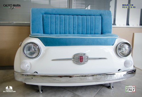 Sofa divano auto fiat 500 - divano,