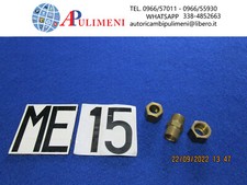 RACCORDI BICONO OTTONE COMPRESSORE ARIA FRENI FIAT OM IVECO MARELLI 16X1 ø 12mm