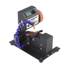 Mini Levigatrice a Nastro Multifunzione Lucidatrice Elettrica Carta Vetrata Scrivania Bagnata