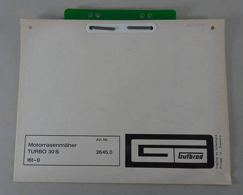 Gutbrod turbo lawnmower s - turbo,